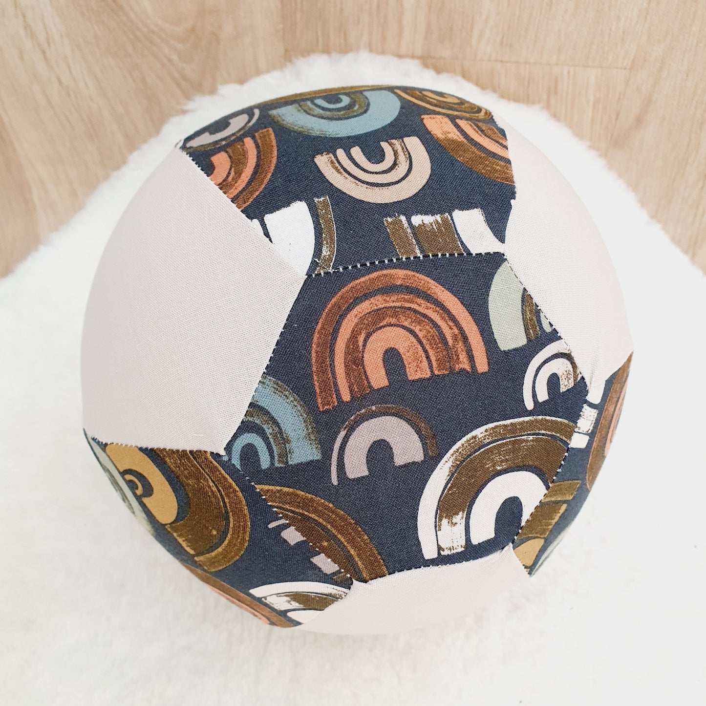 Balloon Ball Cover - Balloon Balls -  Handmade Fabric Balloon Cover - Boho Rainbow