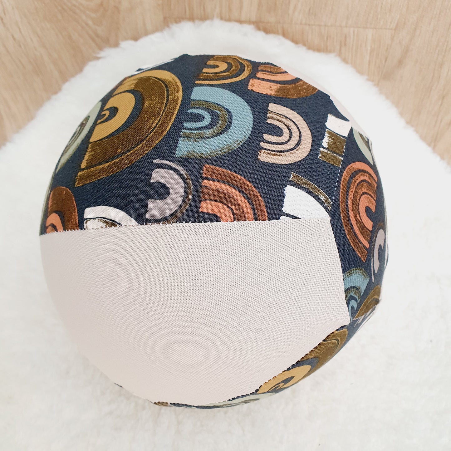 Balloon Ball Cover - Balloon Balls -  Handmade Fabric Balloon Cover - Boho Rainbow