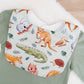 Bib, Handmade Baby Bib, Feeding Bib - AUSTRALIAN ANIMALS print