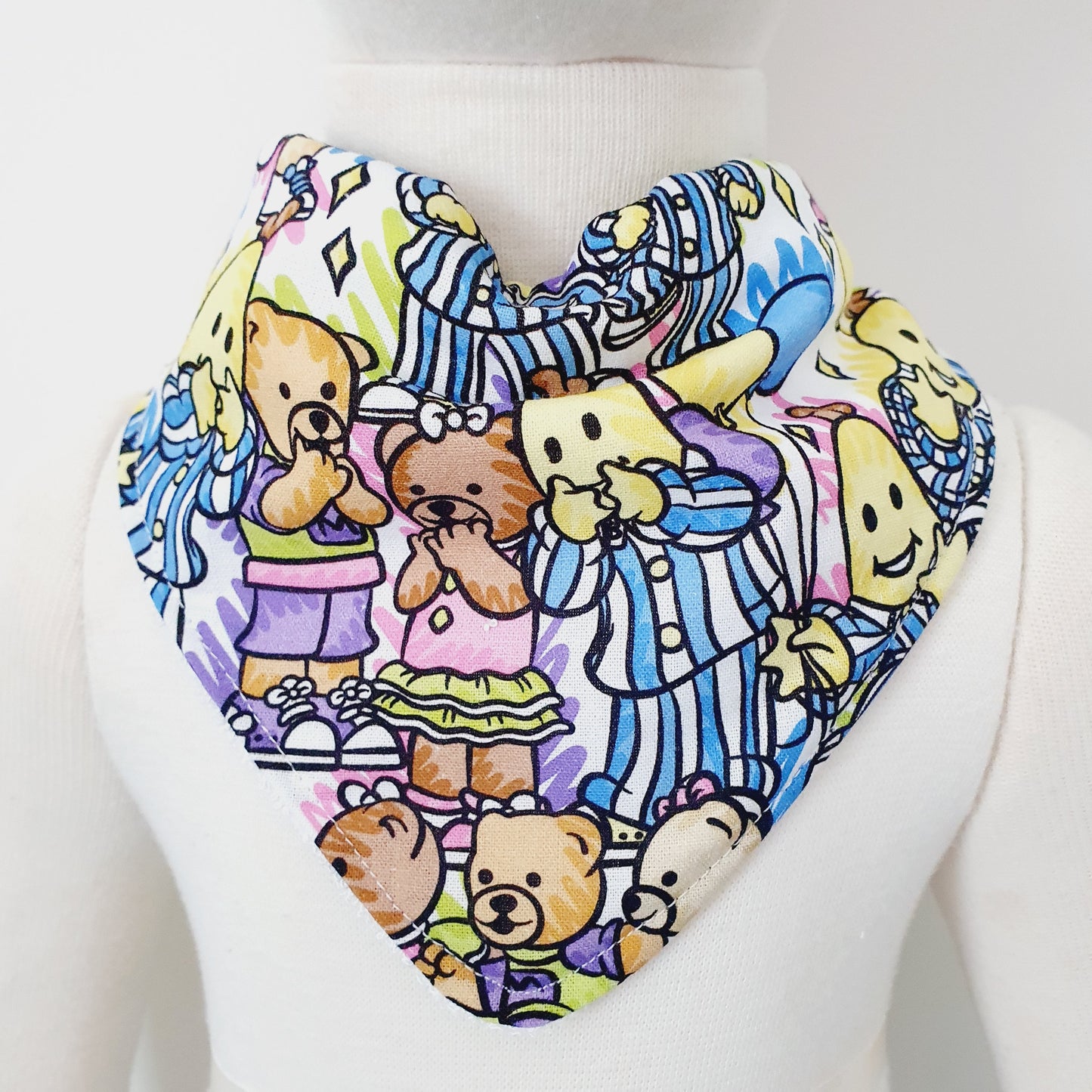 Bandana Dribble Bib - Bamboo Backed Ultra Absorbent Bib - BANANAS