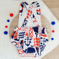 NAUTICAL print Baby Romper, Size 1