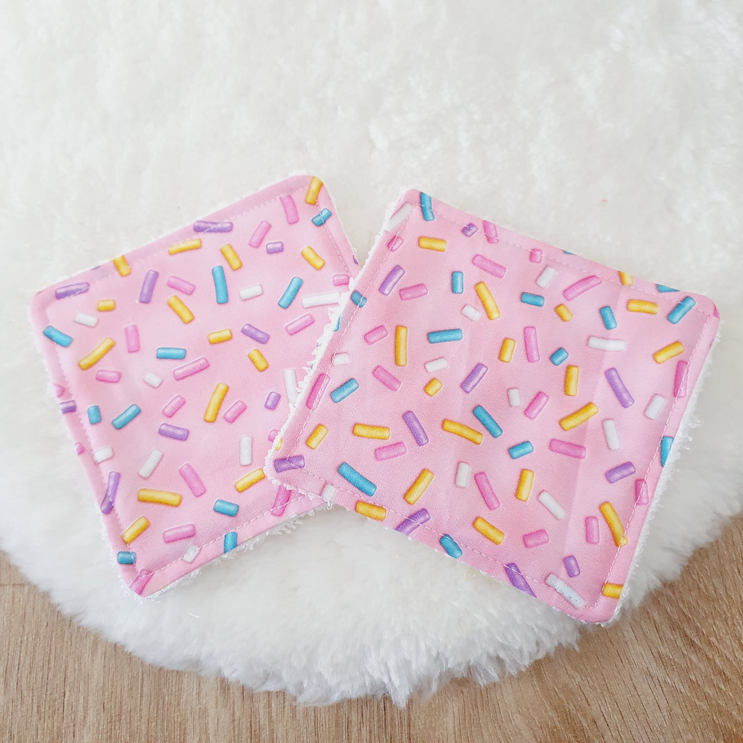 Reusable Wipes, Face Wipes, Eye Make Up Wipes, Set of 2