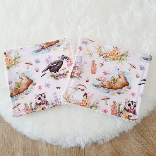 Reusable Wipes, Face Wipes, Eye Make Up Wipes, Set of 2