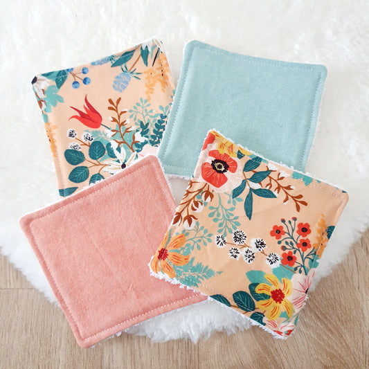 Reusable Wipes, Face Wipes, Eye Make Up Wipes, Pack of 4