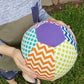 COCOMELON print Balloon Ball Cover - Balloon Balls - Sensory Baby / Toddler / Kids Balloon Play - Handmade Fabric Balloon Cover
