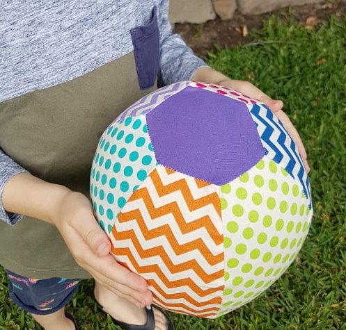FLORAL - Balloon Ball Cover - Balloon Balls - Sensory Baby / Toddler / Kids Balloon Play - Handmade Fabric Balloon Cover