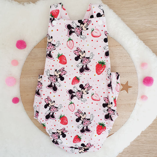 MOUSE print Baby Romper, Size 0