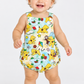 SPOT DOG print Baby / Toddler Handmade Romper, Size 0
