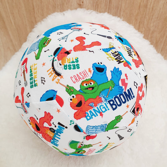 Balloon Ball Cover - Balloon Balls -  Handmade Fabric Balloon Cover - SESAME STREET print