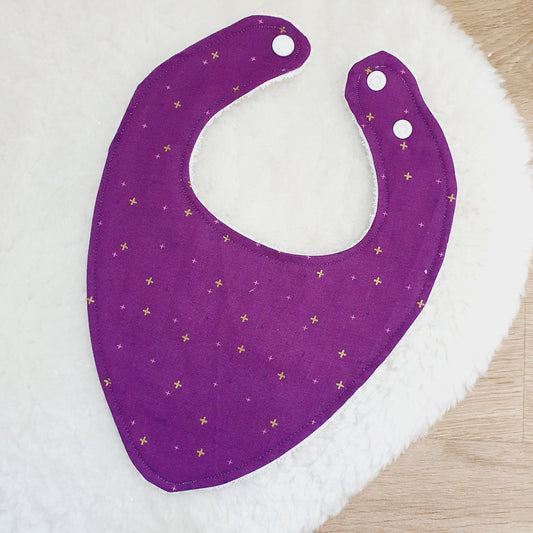 Bandana Dribble Bib, Handmade Baby Bib, Cotton / Bamboo, Ultra Absorbent