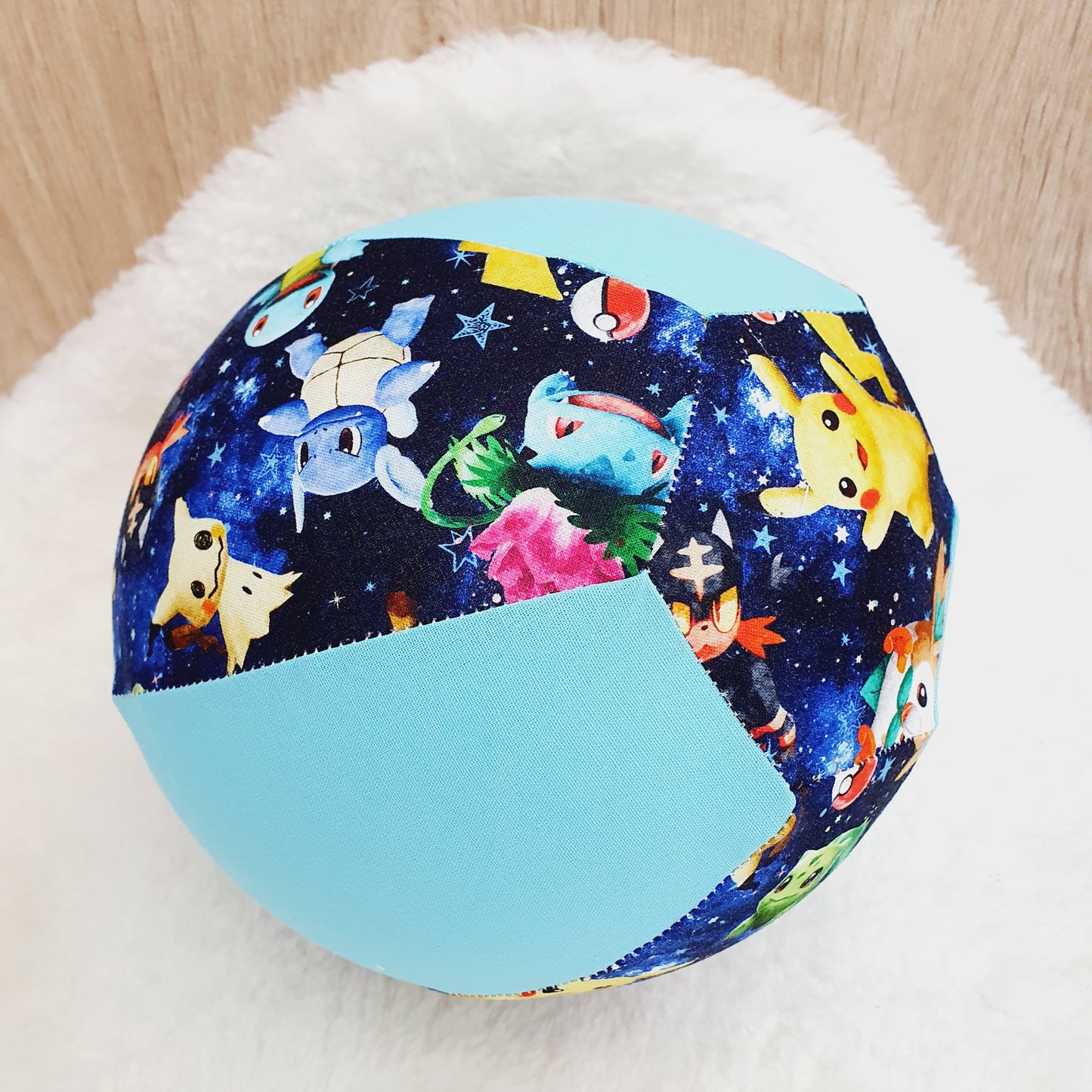 Balloon Ball Cover - Balloon Balls - Handmade Fabric Balloon Cover - POKEMON print