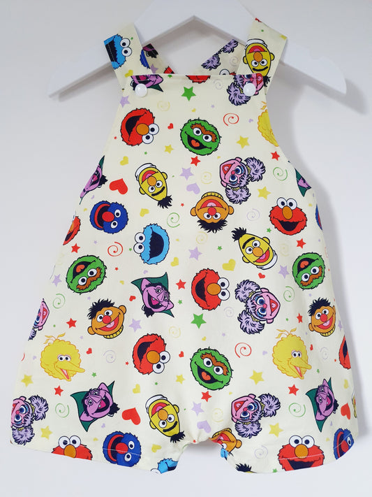Baby / Toddler Overalls, Short Leg Romper, Size 1