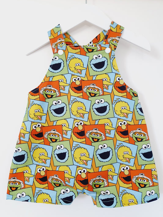 Baby / Toddler Overalls, Short Leg Romper, Size 1