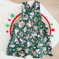 CHRISTMAS AUSSIE ANIMALS Overalls, Baby / Toddler Overalls, Short Leg Romper, Size 2