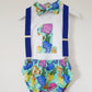 Sea Animals Boys 1st Birthday Outfit, Size 1