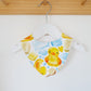 Ducks Bandana Dribble Bib, Handmade Baby Bib, Cotton / Bamboo, Ultra Absorbent
