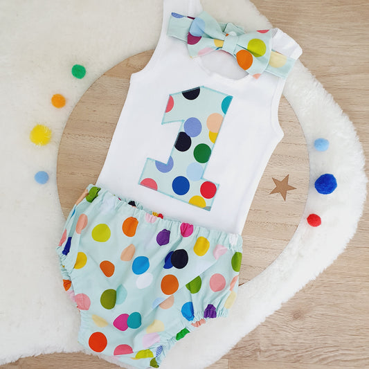DOTTY Boys 1st Birthday Outfit, Size 1
