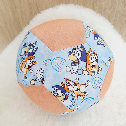 Balloon Ball Cover - Balloon Balls -  Handmade Fabric Balloon Cover - BLUE DOG