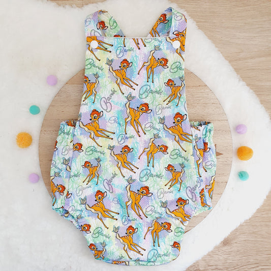 BAMBI print Baby Romper, Size 1