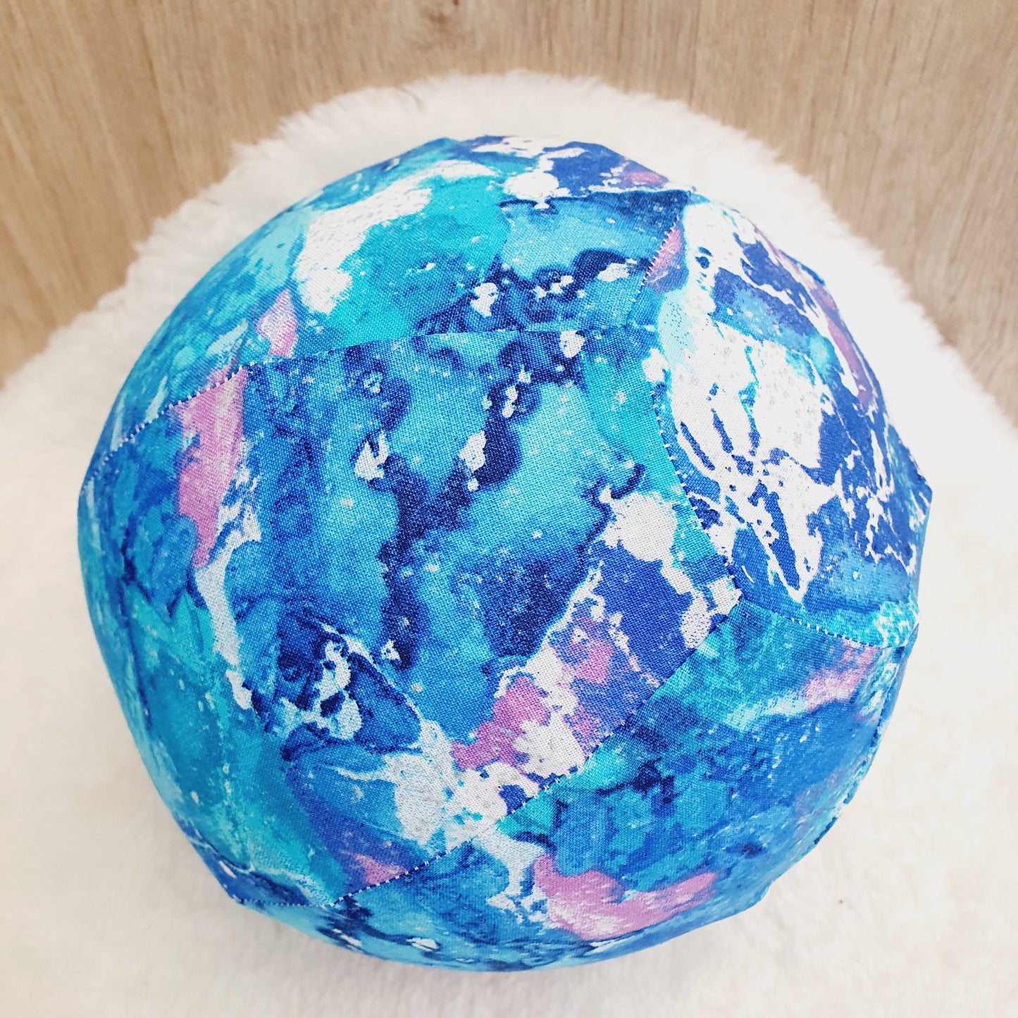 Balloon Ball Cover - Balloon Balls -  Handmade Fabric Balloon Cover - GALAXY