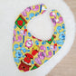 Bandana Dribble Bib, Handmade Baby Bib, Cotton / Bamboo, Ultra Absorbent
