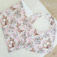 Kangaroo & Koala Joeys Baby Bib and Burp Cloth Gift Set, Baby Shower Gift, Newborn Gift