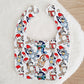 CHRISTMAS DOGS Bib, Handmade Baby Bib, Feeding Bib