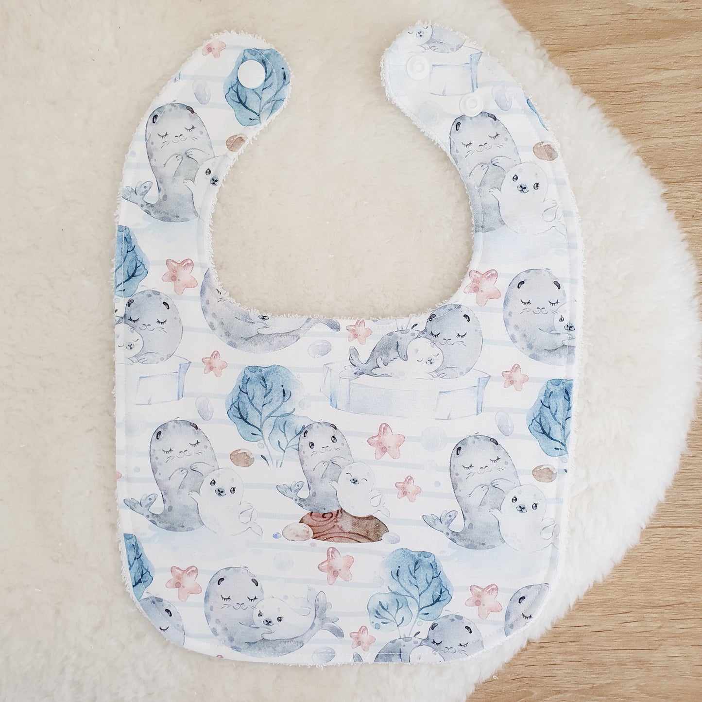 Bib, Handmade Baby Bib, Feeding Bib, Cotton / Bamboo, Ultra Absorbent
