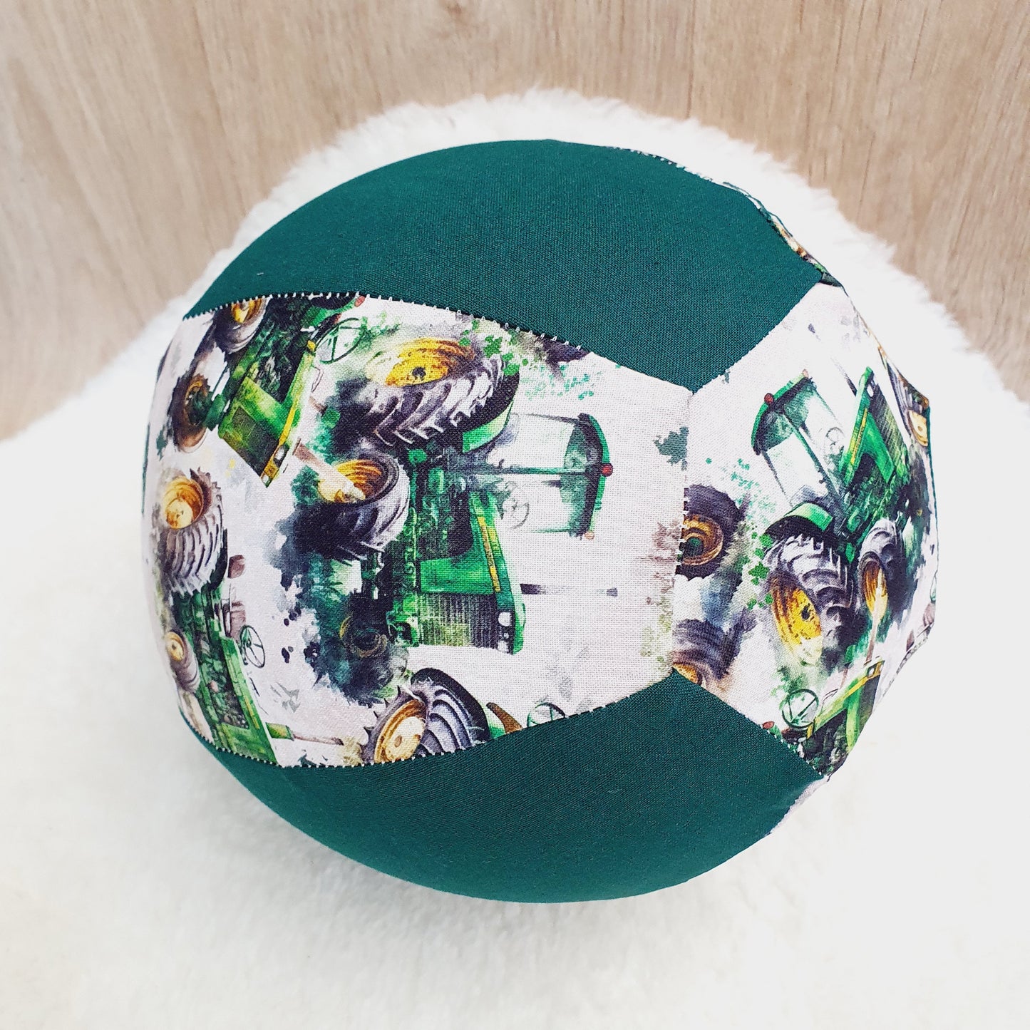Balloon Ball Cover - Balloon Balls -  Handmade Fabric Balloon Cover - TRACTOR