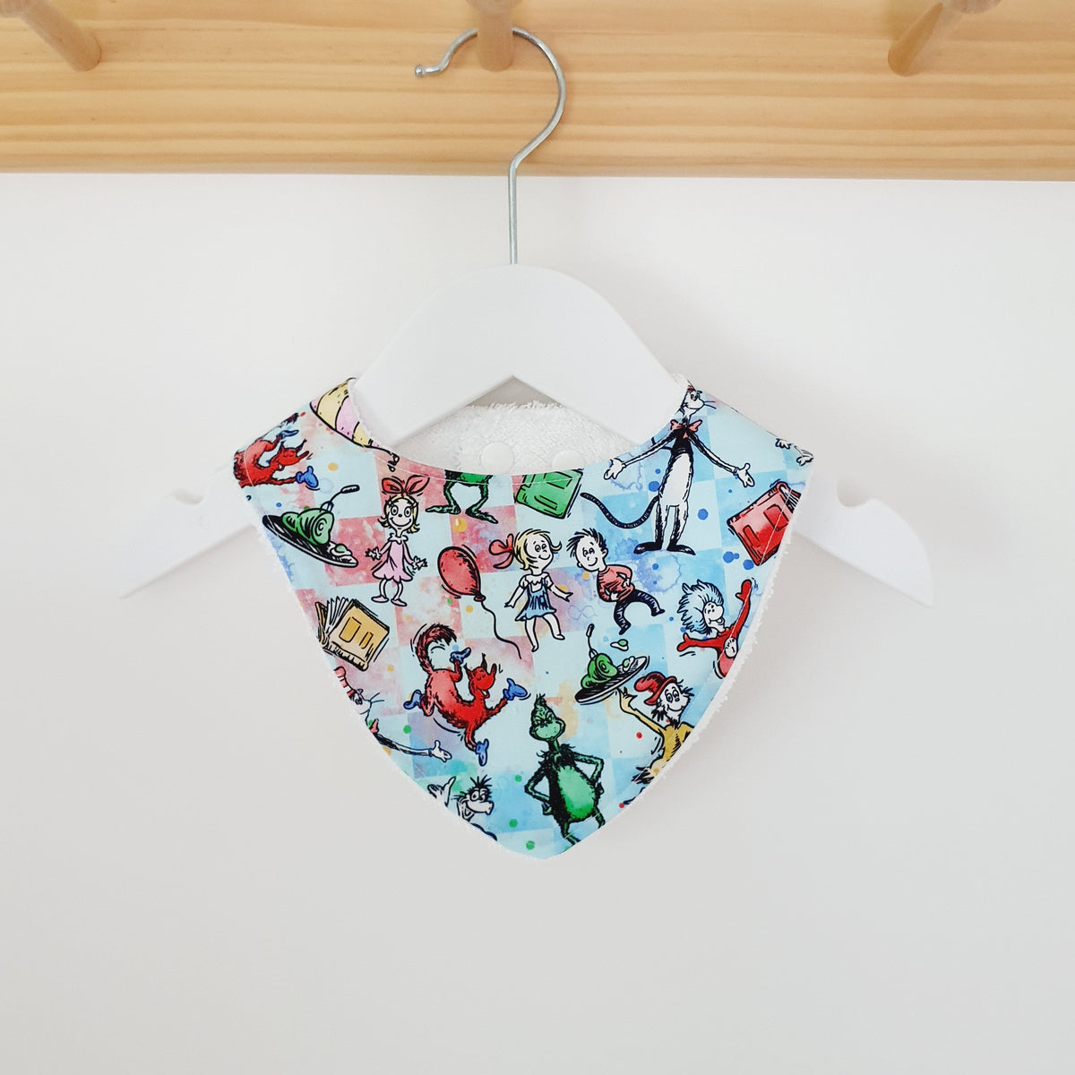 Bandana Dribble Bib, Handmade Baby Bib, Cotton / Bamboo, Ultra Absorbent