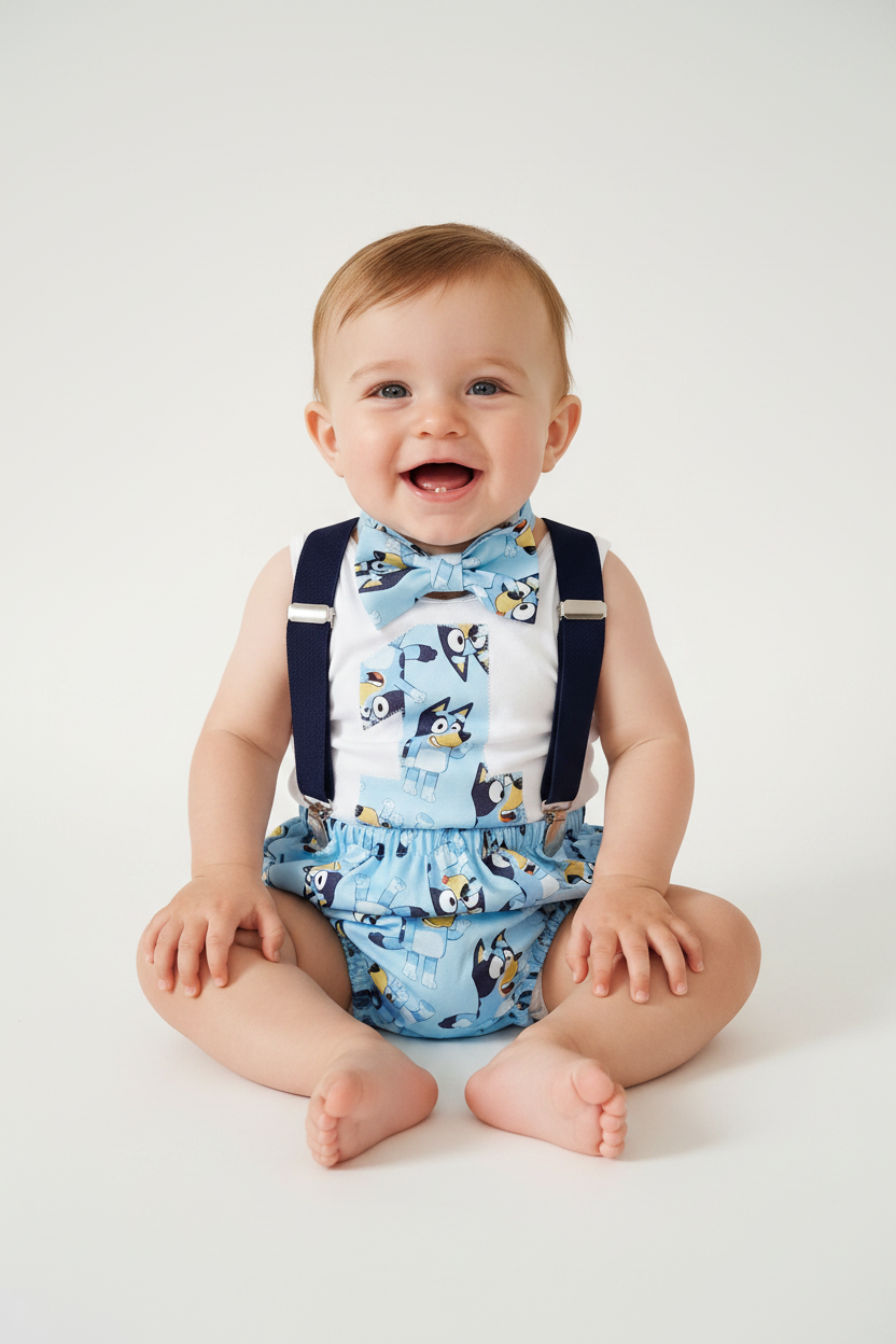 Boys 1st Birthday Outfit, Size 1