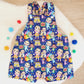 COCOMELON print Overalls, Baby Overalls, Short Leg Romper, Size 1