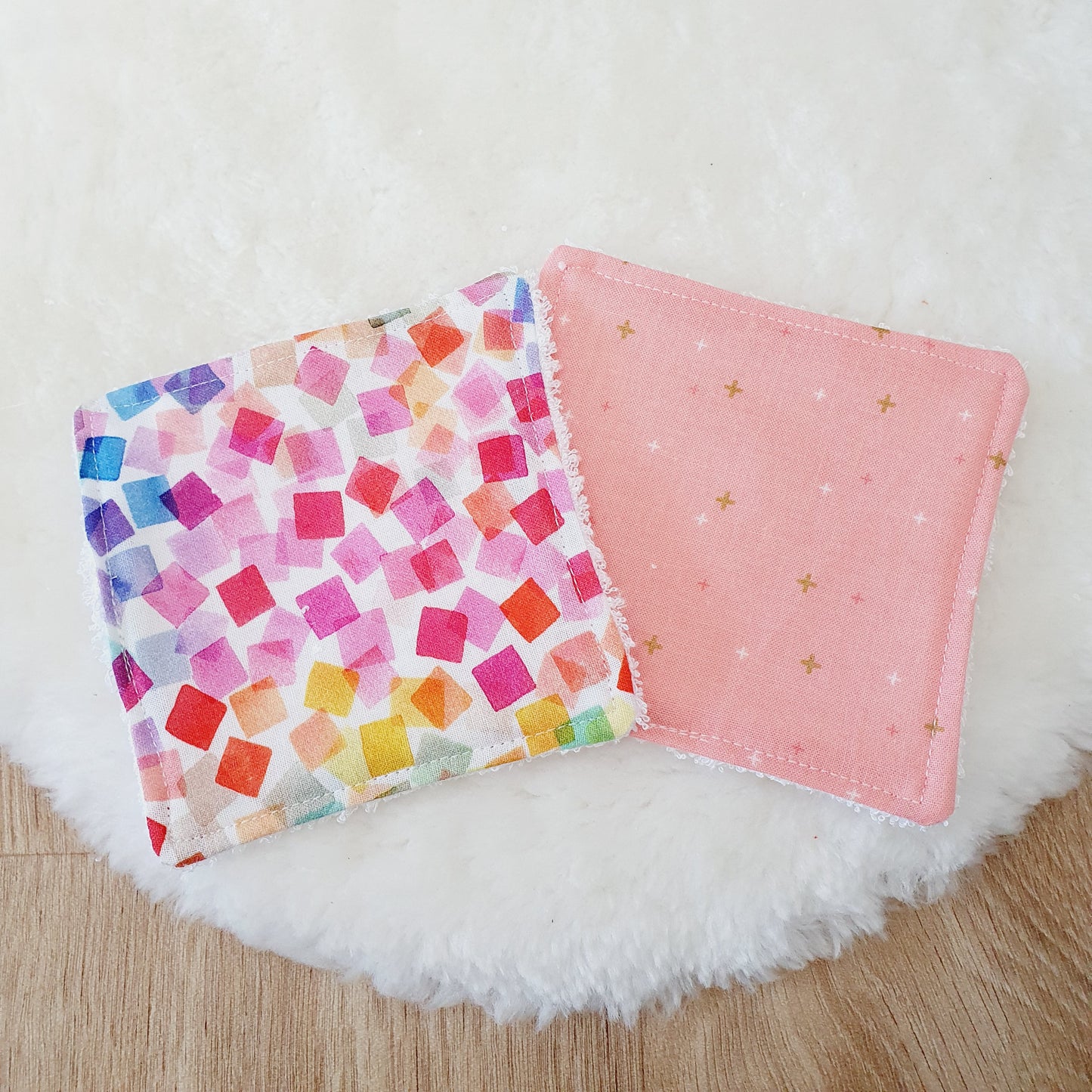 Reusable Wipes, Face Wipes, Eye Make Up Wipes, Set of 2