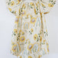 Sunflowers Baby Girl Playsuit, Size 1