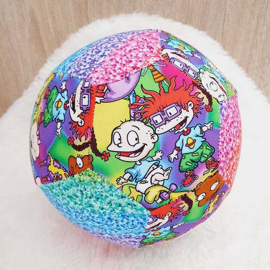Balloon Ball Cover - Balloon Balls -  Handmade Fabric Balloon Cover - RUGRATS print