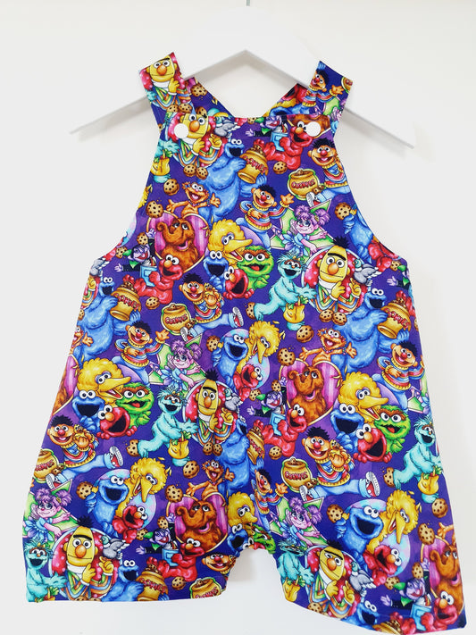 Overalls, Baby / Toddler Overalls, Short Leg Romper, Size 2