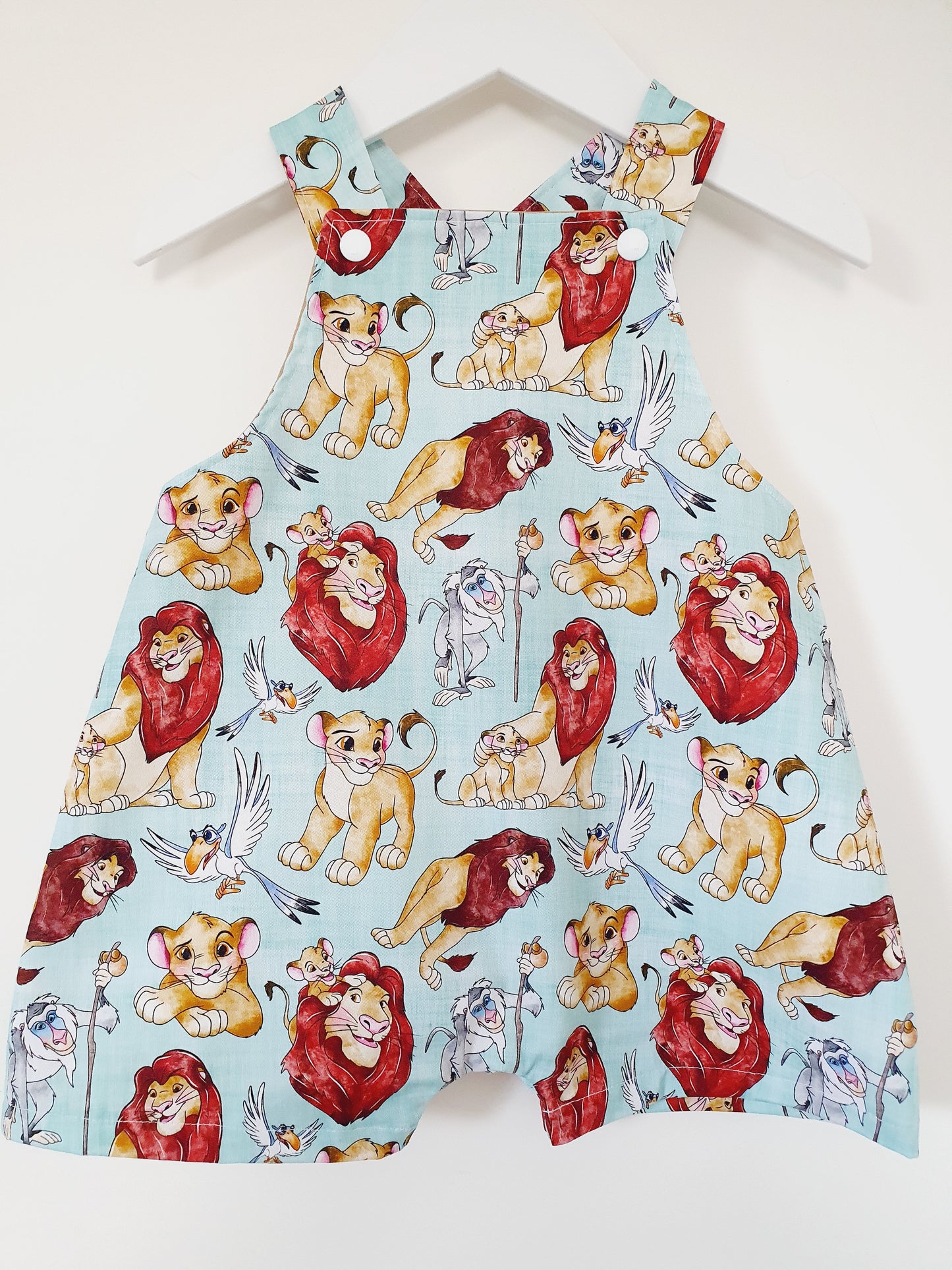 Baby / Toddler Overalls, Short Leg Romper, Size 1
