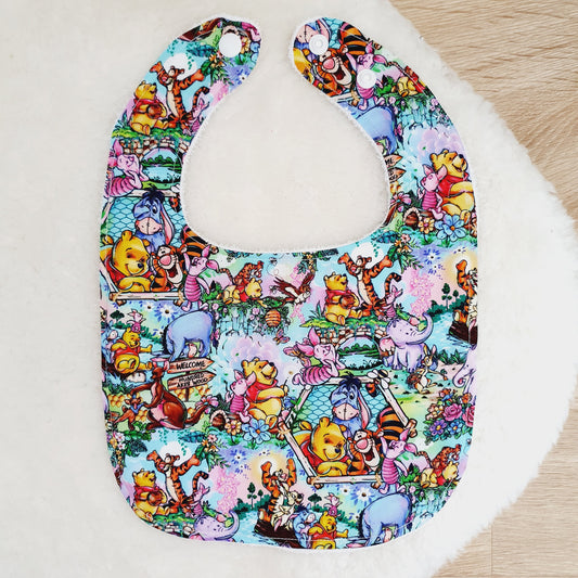 Bib, Handmade Baby Bib, Feeding Bib, Cotton / Bamboo, Ultra Absorbent