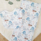 Baby Bib and Burp Cloth Gift Set, Baby Shower Gift, Newborn Gift, Baby Gift