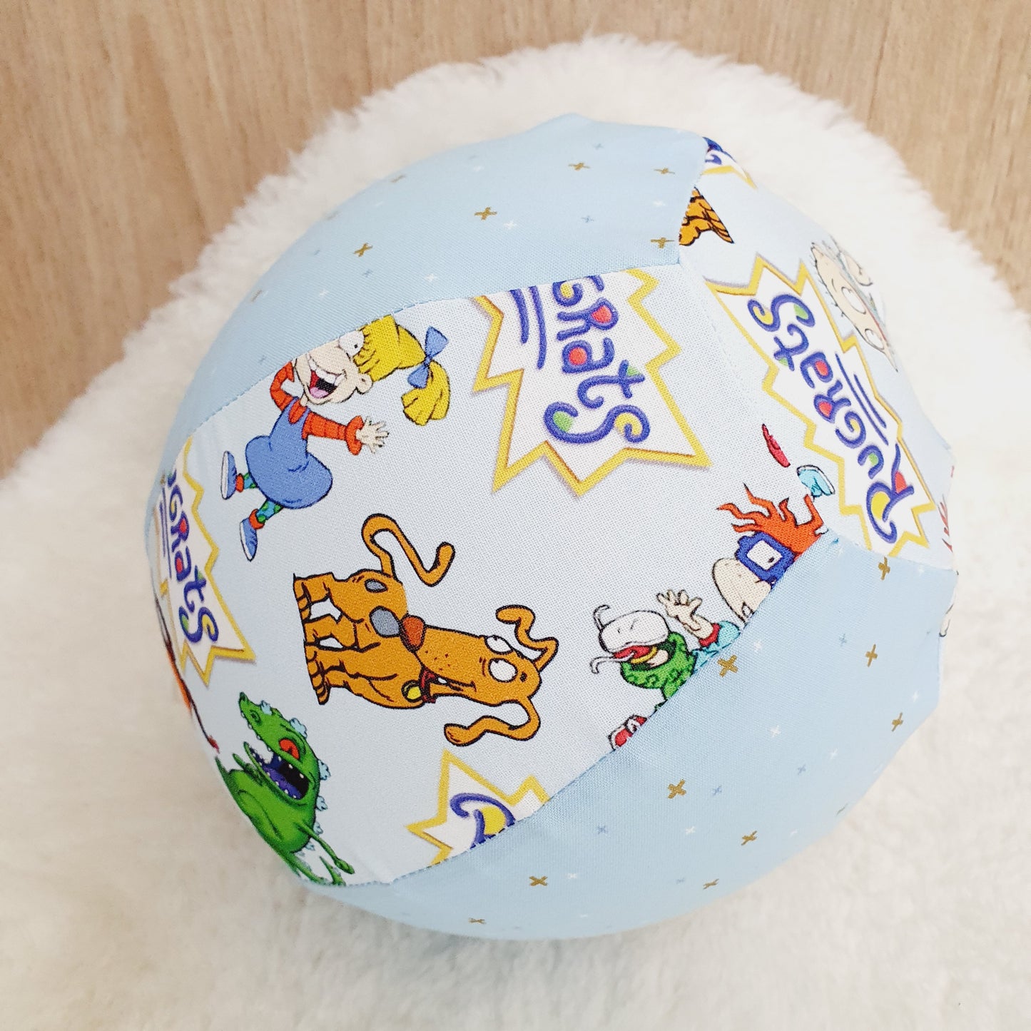 Balloon Ball Cover - Balloon Balls -  Handmade Fabric Balloon Cover - RUGRATS print