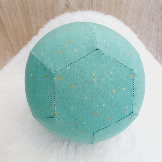 Balloon Ball Cover - Balloon Balls -  Handmade Fabric Balloon Cover - PINE SPARKLER