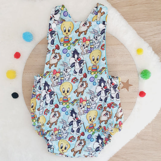 LOONEY TUNES print Baby Romper, Size 1
