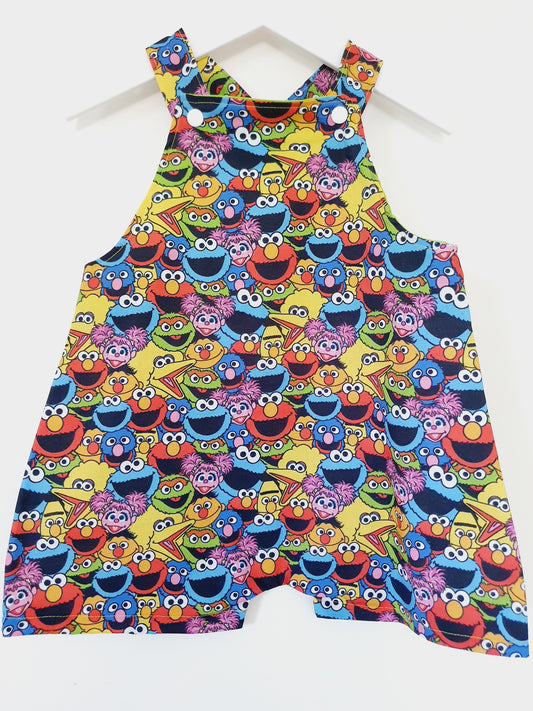 Overalls, Baby / Toddler Overalls, Short Leg Romper, Size 2