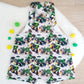 TRACTOR print Overalls, Baby / Toddler Overalls, Short Leg Romper, Size 2