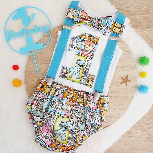 Boys 1st Birthday Outfit, Size 0