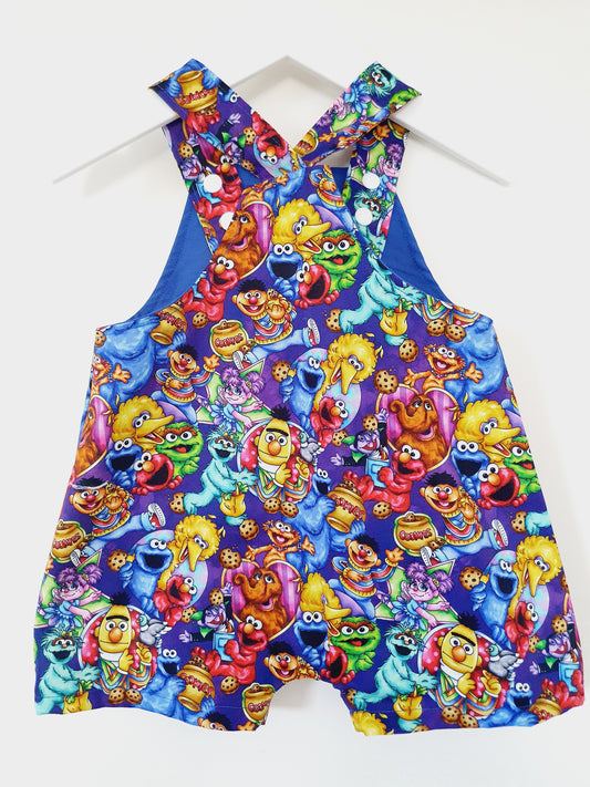 Baby / Toddler Overalls, Short Leg Romper, Size 1