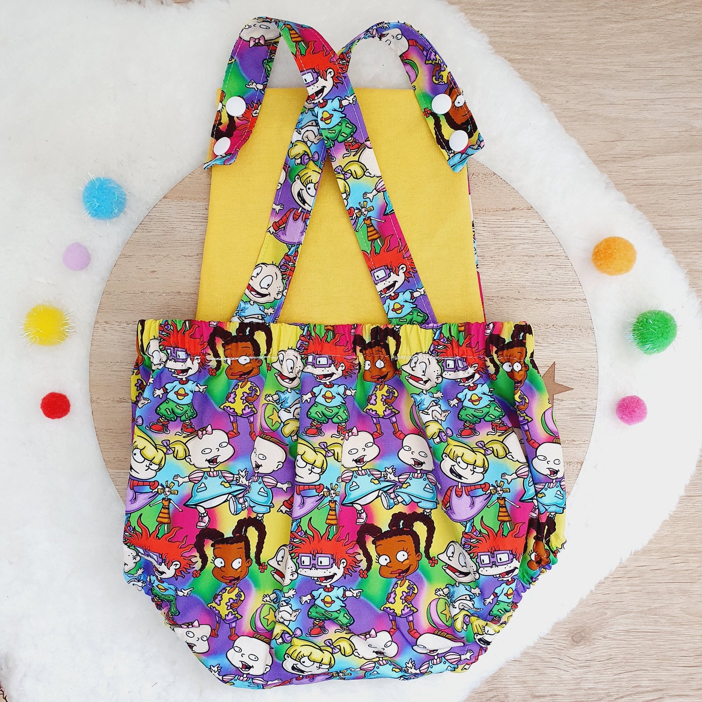 RUGRATS print Baby Romper, Size 1