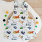 HAIRY MACLARY print Overalls, Baby Overalls, Short Leg Romper, Size 1