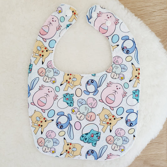 Easter Bib, Handmade Baby Bib, Feeding Bib, Cotton / Bamboo, Ultra Absorbent