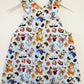 Baby / Toddler Overalls, Short Leg Romper, Size 1